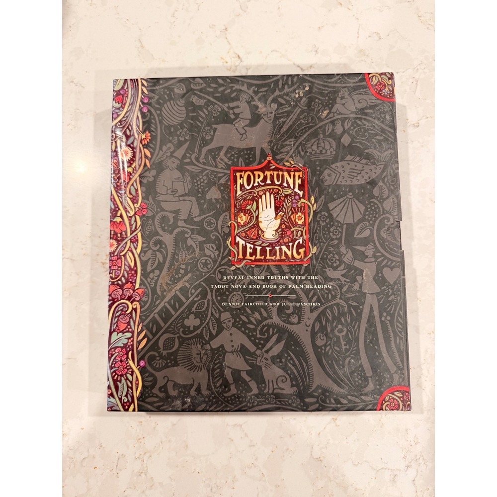 Fortune Telling Kit Tarot Nova Deck and Palm Reading Book Dennis Fairchild